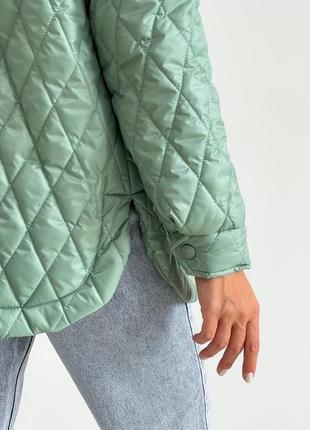 🐚 5 кольорів! класична, тепла стьобана куртка з утеплювачем #aphroditeouterwear9 фото