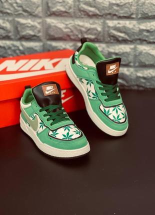 Женские топы найк nike air force 1 stoner edition - airforce military найк в зеленом цвете6 фото