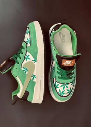 Женские топы найк nike air force 1 stoner edition - airforce military найк в зеленом цвете9 фото