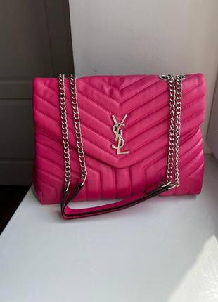 Yves saint laurent 30 silver (pink) 30x22x11