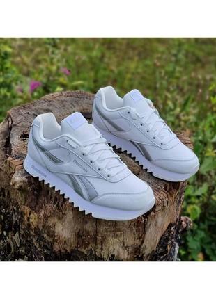 Girls white reebok shop