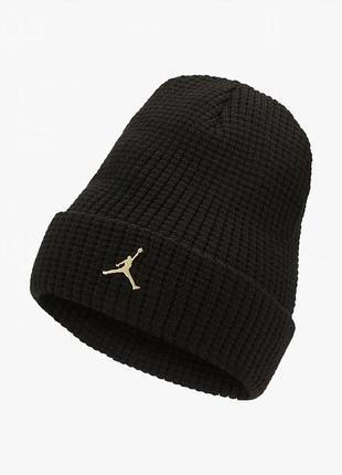 Шапка чоловік. nike jordan beanie utility metal jm (арт. dm8272-010)5 фото