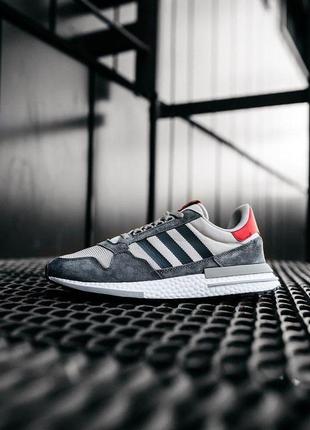 Женские кроссовки  adidas zx 500 rm grey four