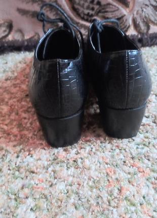 Стильные черные туфли3 фото
