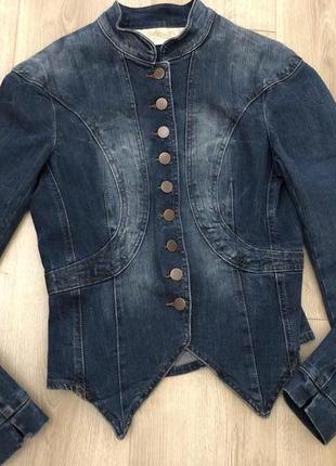 Next джинсовый пиджак размер 38