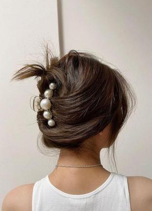 Крабик краб крабік заколка зажим крабик резинка бантик бант