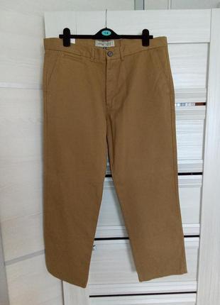 Брендовые новые коттоновые мужские джинсы-слаксы р.38-29.3 фото