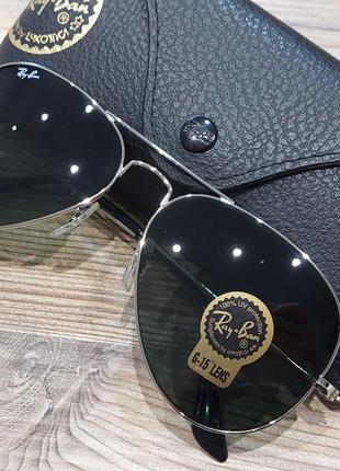 Сонцезахисні окуляри aviator large metal rb 3025 від ray ban!