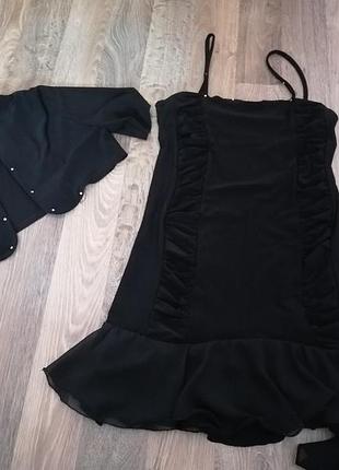 Комплект платье + болеро