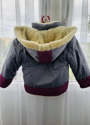 Куртка зимняя для девочки на рост 110