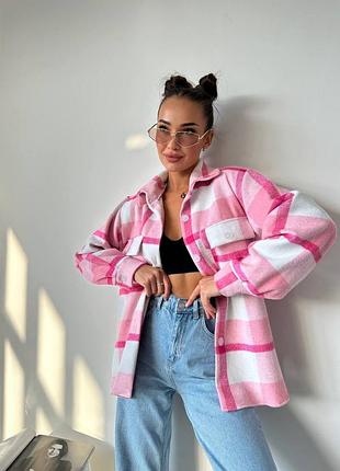 Тепленькая рубашка в клеточку