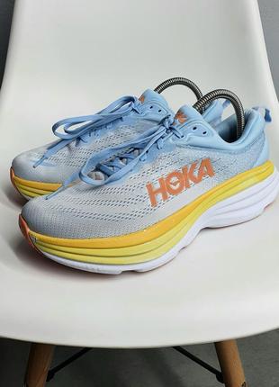 Кроссовки оригинал hoka one bondi 8 42.5 размер 095