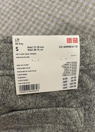 Штани теплі на флісі uniqlo7 фото