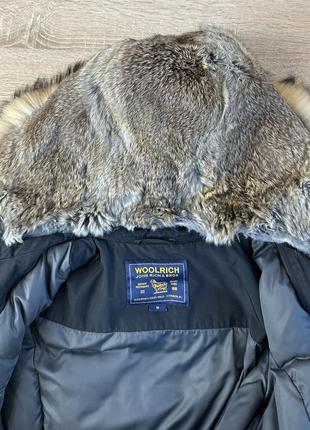 Woolrich arctic parka жіноча куртка пуховик зимовий мега теплий хутро єнота кролика вулріч парка8 фото