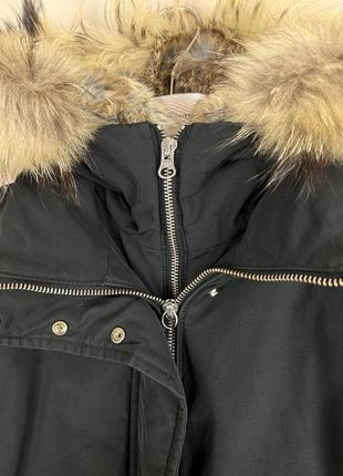 Woolrich arctic parka женская куртка пуховик зимний мега теплый мех енота кролика вулоч парка9 фото