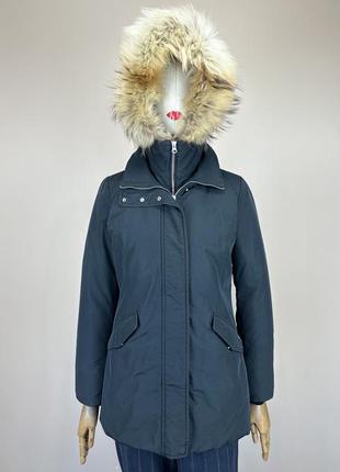 Woolrich arctic parka женская куртка пуховик зимний мега теплый мех енота кролика вулоч парка4 фото