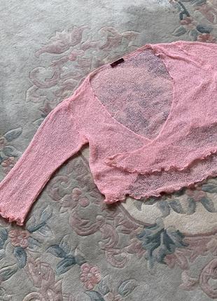 Комплект светрів накидка шовкова светр кофта на зав’язках в’язаний світер топ новий брендовий zara