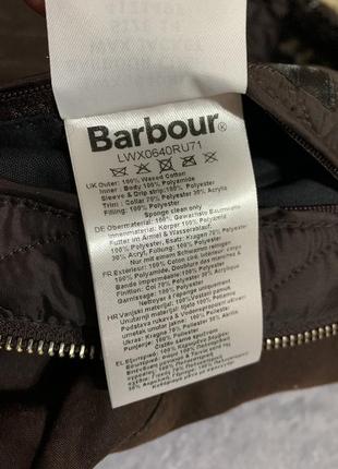 Куртка ваксовая премиальная женская barbour wax jacket9 фото