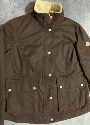 Куртка ваксовая премиальная женская barbour wax jacket2 фото