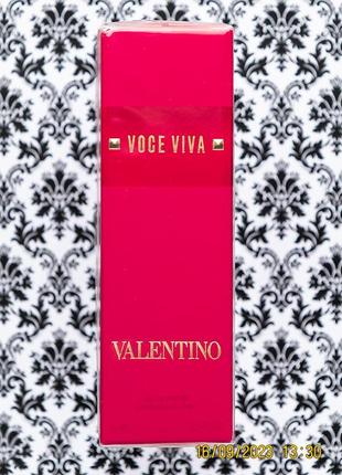Оригінал парфуми valentino аромат voce viva квіткові деревно-мускусні 15 мл в упаковці edp