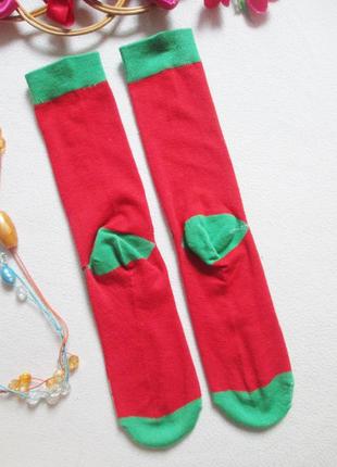 Суперовые носки в новогодний принт с оленем zeeman 💖💜💖3 фото
