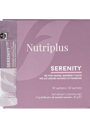 Суміш екстракту трав, чай малина (кардамон, мальва, гібіскус) nutriplus serenity, 30 стиків