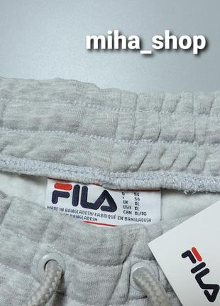 Новые спортивные штаны fila на флисе оригинал10 фото