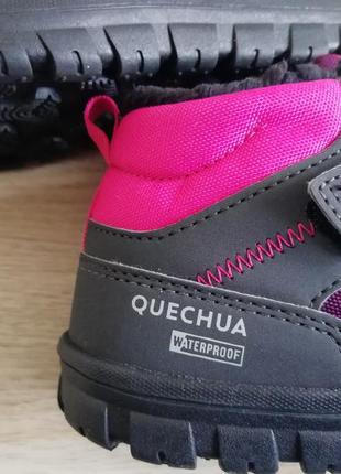 Ботинки хайтопы quechua waterproof 30 размер8 фото
