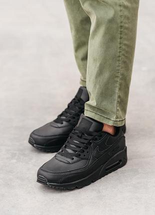 Мужские кроссовки nike air max 90 classic black.3 фото