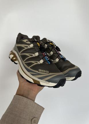 Salomon s/lab xt-6 beluga dull gold5 фото