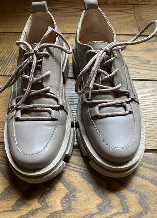 Кожаные туфли two hearts, размер 38