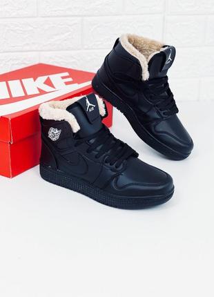 Кросівки nike jordan 1 retro кроссовки мужские евро-зима найк джордан ретро мужские кросовки джордан