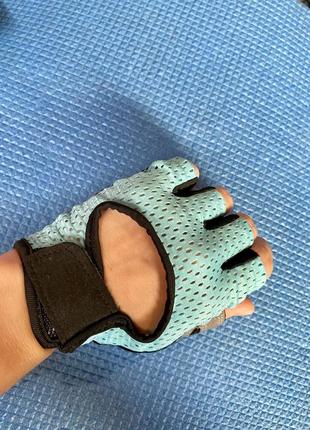 Жіночі рукавиці перчатки для спорту фітнесу пілону с м л