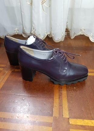 Fellini кожаные ботинки на платформе4 фото