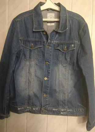 New look джинсовая куртка мужская  xl1 фото