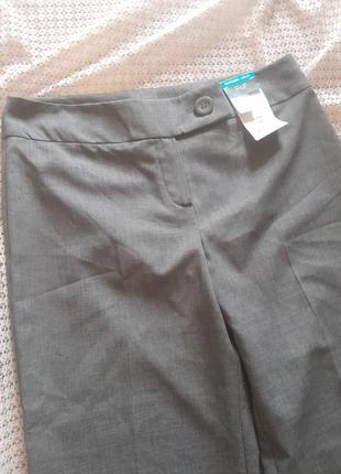 Базовые легкие серые брюки f&amp;f4 фото
