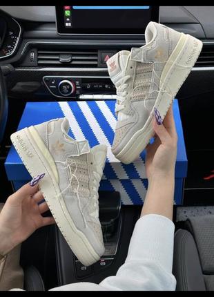 Adidas forum 84 low “off white” beige1 фото