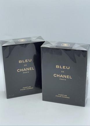 Мужские духи parfum bleu de chanel 100мл чоловічі парфуми стійкі шлейфові