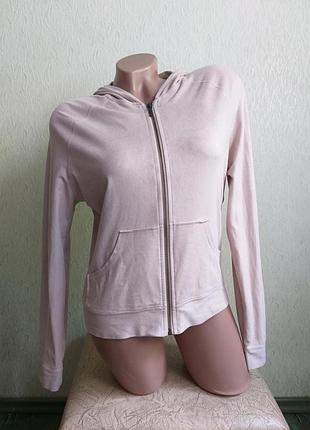 Спортивная кофта с капюшоном. капюшонка. замшевая, ткань под замш. бежевый, айвори, пудровый. реглан.
