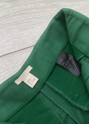 Зеленые брюки h&amp;m2 фото