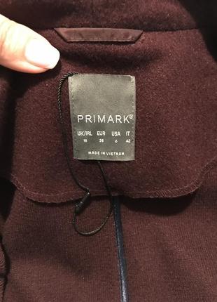 Стильне пальто з об'ємними рукавами від primark4 фото