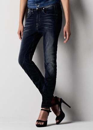 Джинси стрейч темно-сині w29 l32 'g-star' arc 3d tapered wmn