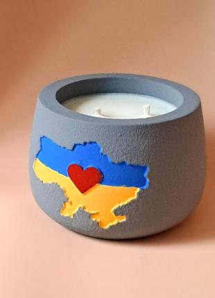 Свічка "з україною в серці"