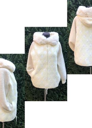 Пальто альпака з капюшоном туреччина 🇹🇷5 фото
