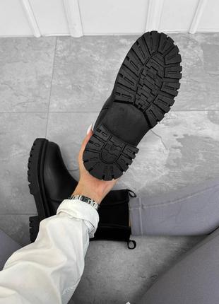 Женские ботинки chelsi black4 фото
