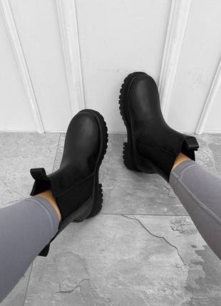 Женские ботинки chelsi black2 фото
