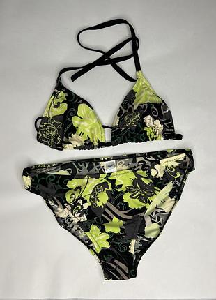 Купальник. роздільний купальник. жіночий купальник. зелений роздільний.  купальник жіночий роздільний