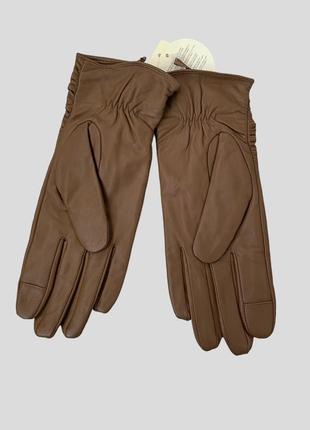 Новые кожаные перчатки с сенсорным пальчиком touch screen 100% кожа3 фото