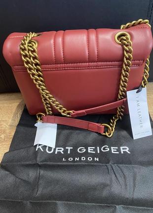 Кожаная сумка kurt geiger kensington новая оригинал6 фото