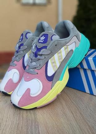 Кроссовки женские adidas yung, разноцветные (адидас янг, адидасы, кросівки)3 фото